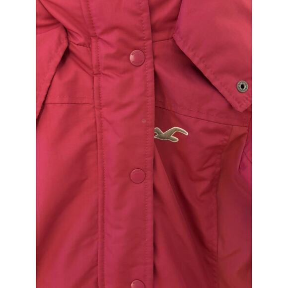 NWOT Women's Hollister Jacket With Hood Size XXS Pink VERY NICE - Picture 4 of 7